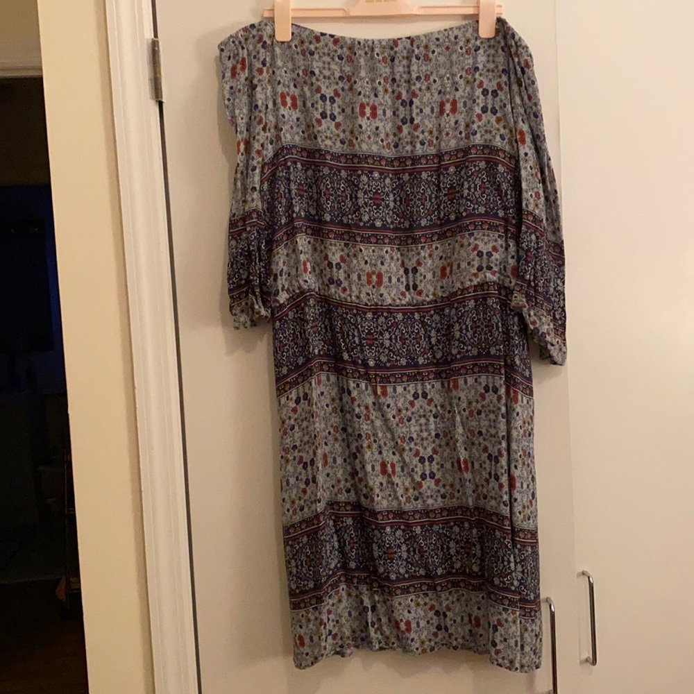 Violeta by Anthro 3/4 Sleeve Off The Shoulder Dress Size xl. Beautiful on!!!
